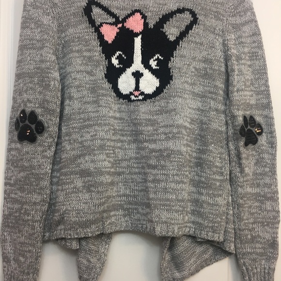 Cute Dog Sequins Paw Pads Sweater - Picture 8 of 8